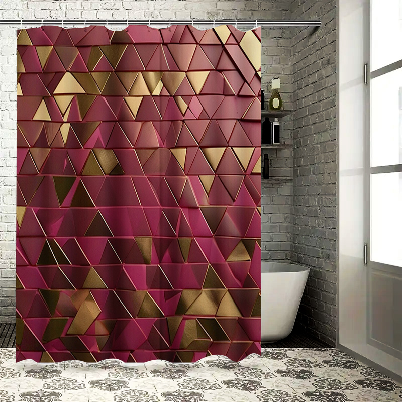 Luxury 3D Triangle Shower Curt - 3D Printing Aliexpress review and price