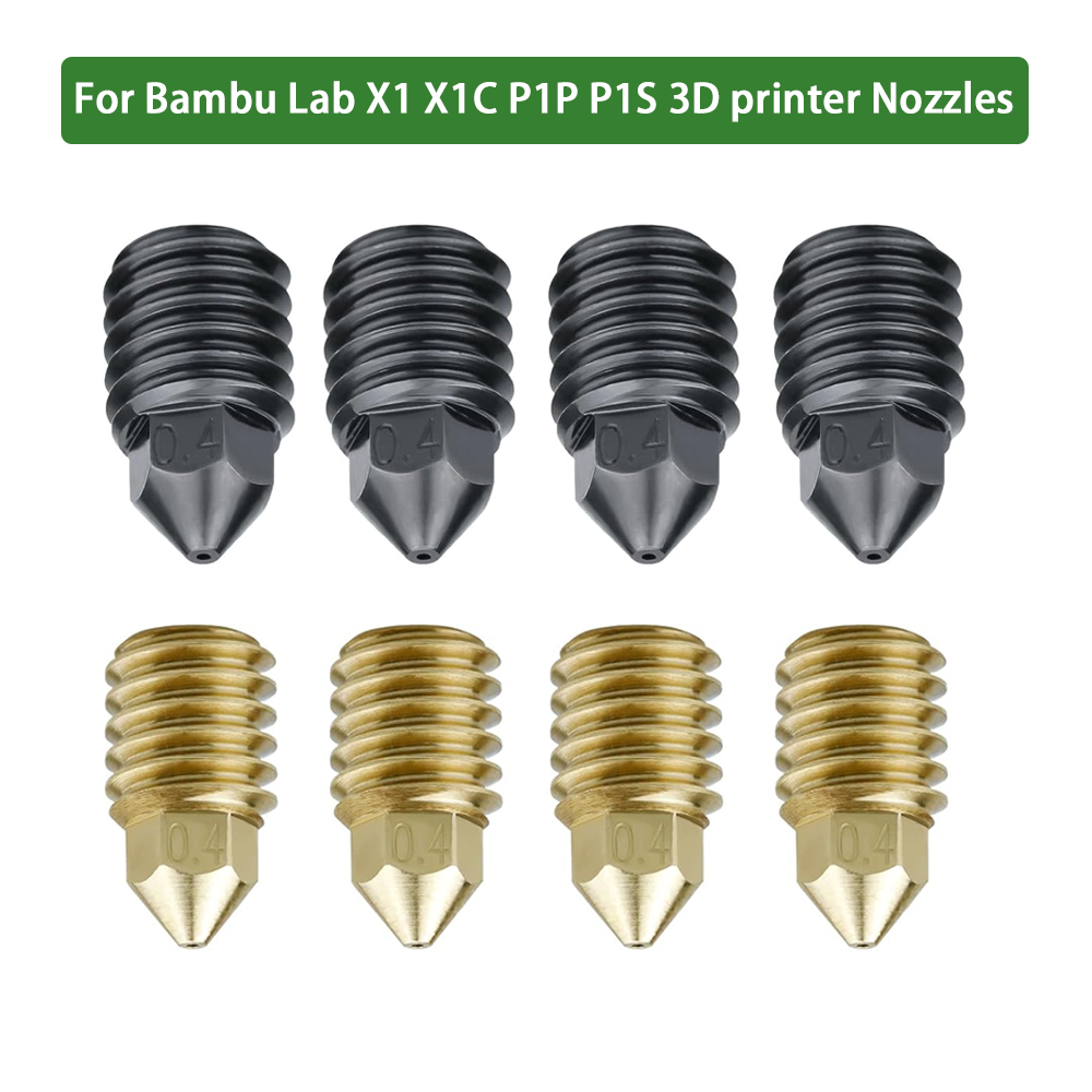 3D Printing Bambu - High Flow Hardened Steel Brass Nozzle