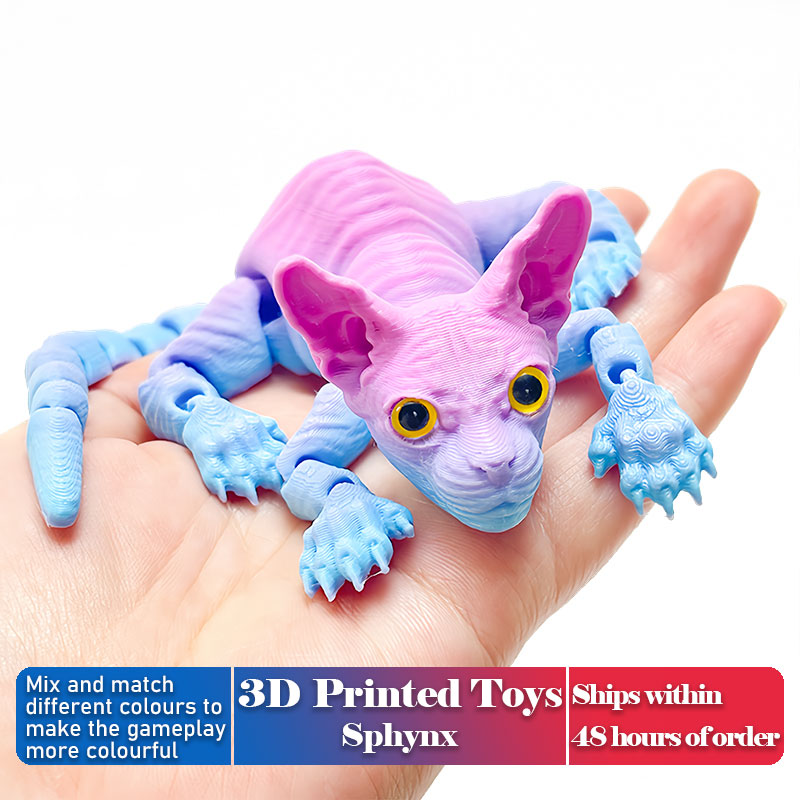 Realistic 3D Printed Sphynx Ca - 3D Printing Qr Code review and price