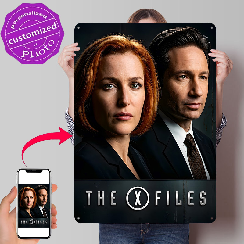 3D Printing File - The X-Files Movie Poster Retro 3D