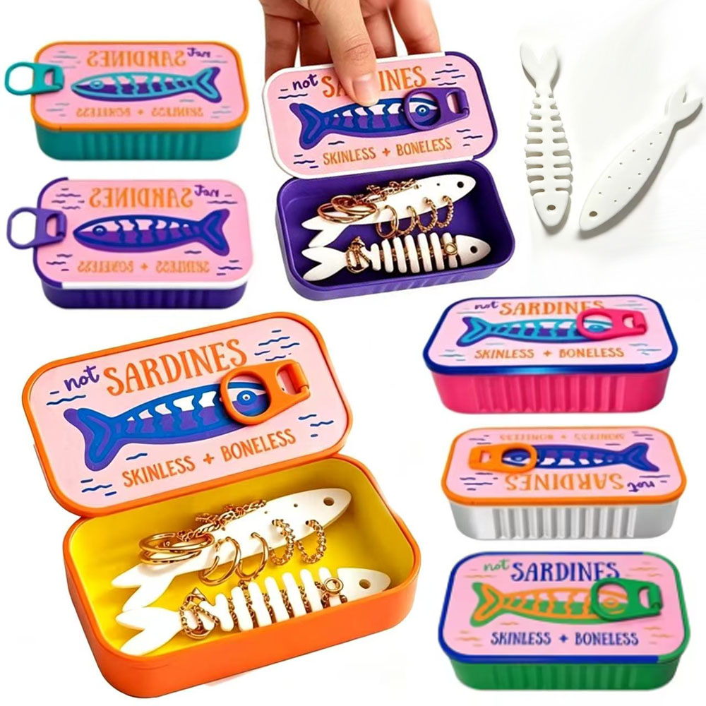 Sardine Tin Jewelry Box 3D Pri - 3D Printing Qr Code review and price