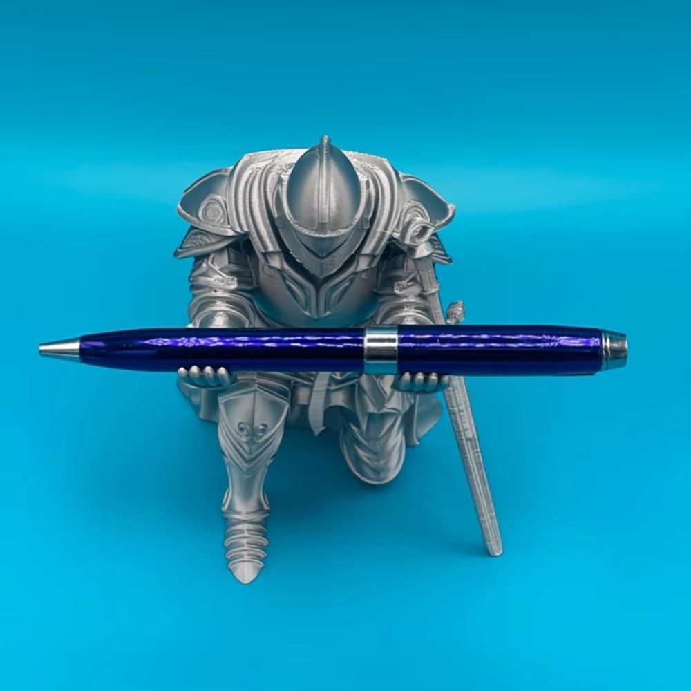 3D Printing Pen - Funny Kneeling Knight Pen Holder Creative