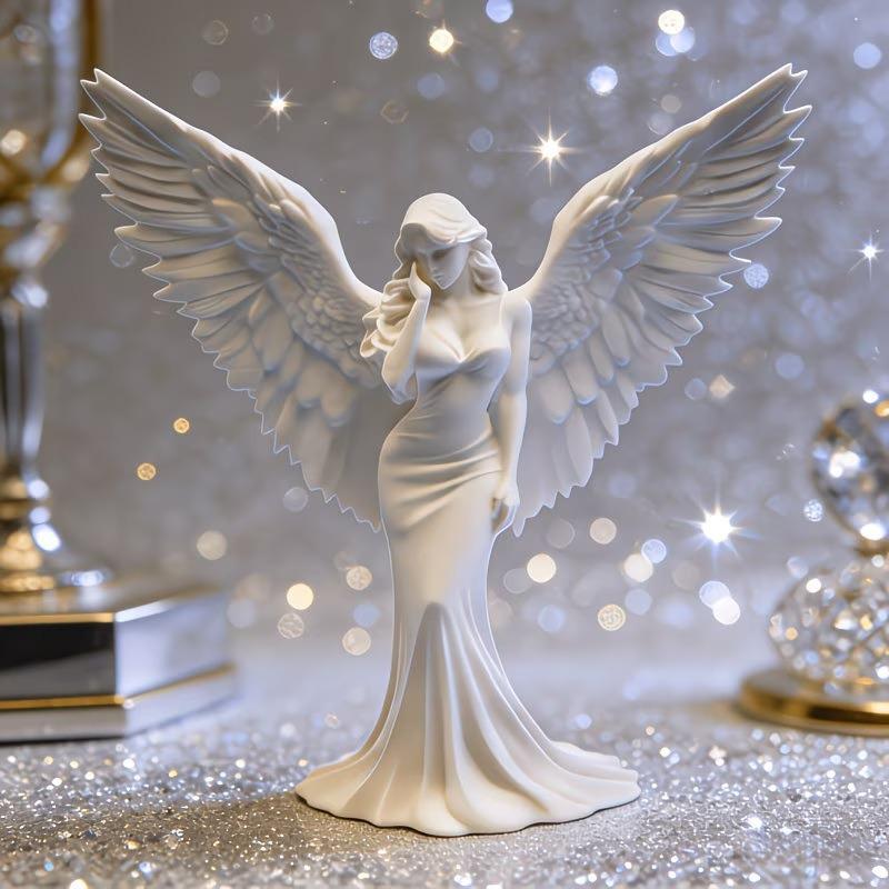 3D Printing Mockup - New·3D Printed Praying Angel Statue Guardian