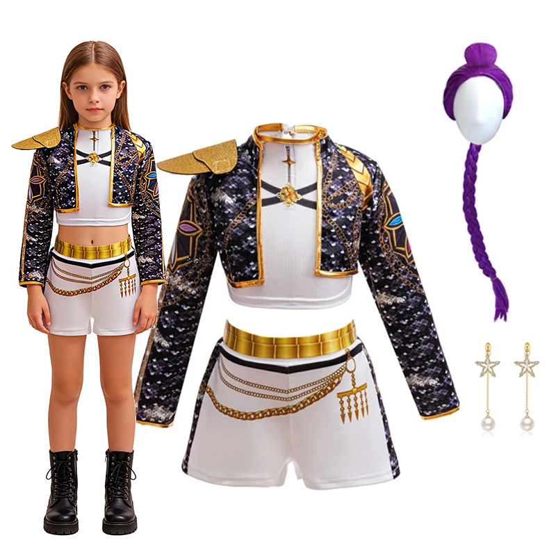 3D Printing Jewellery - Girls Hip‑Hop 3D Print Gold Trim