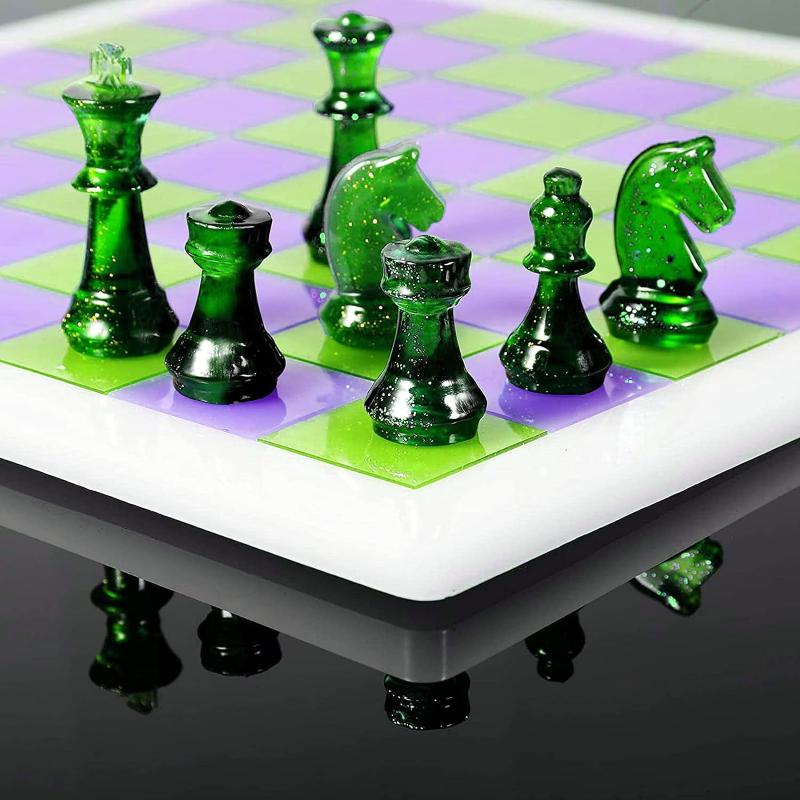 Resin Chess Set Mold With Ches - 3D Printing With Silicone review and price