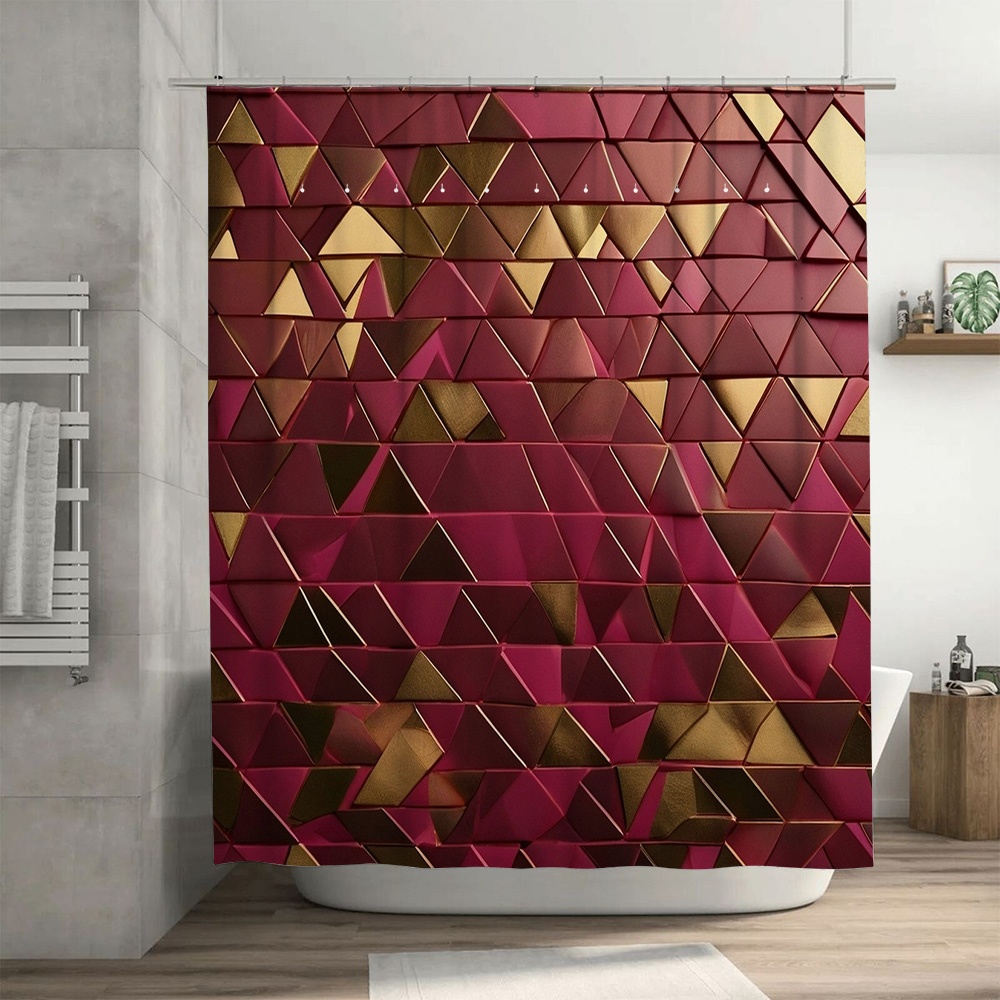 Luxury 3D Triangle Shower Curt - 3D Printing Aliexpress review and price