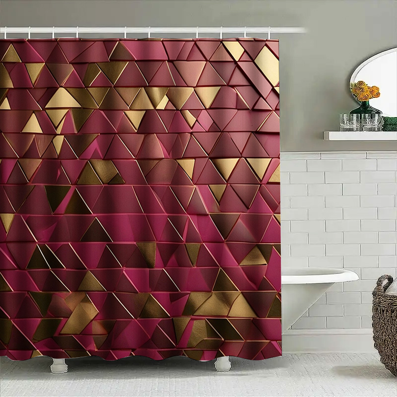 Luxury 3D Triangle Shower Curt - 3D Printing Aliexpress review and price