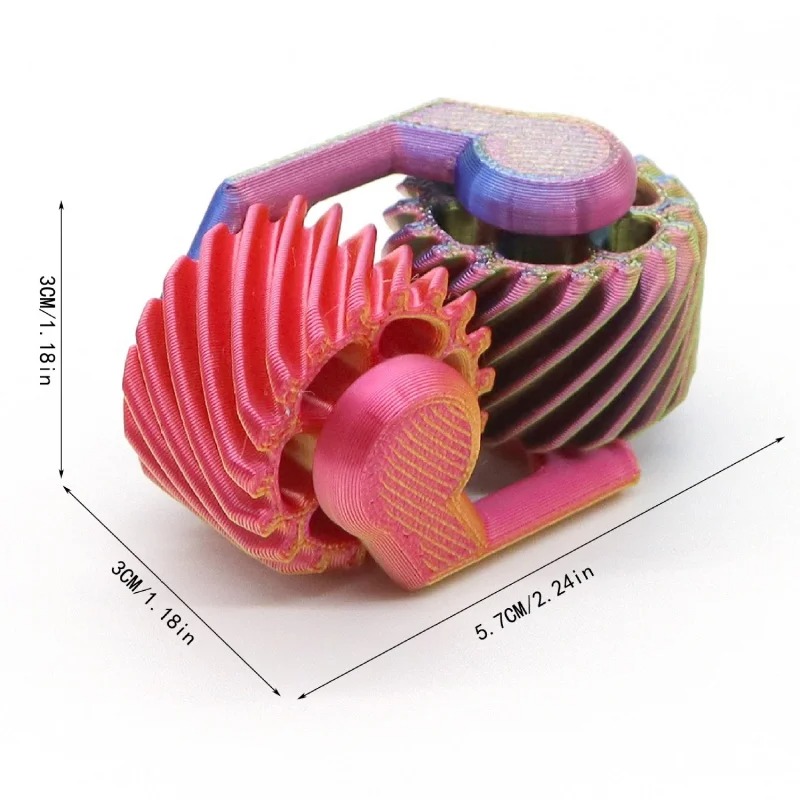 3D Printed Fidget Spinner Fing - 3D Printing Gears review and price
