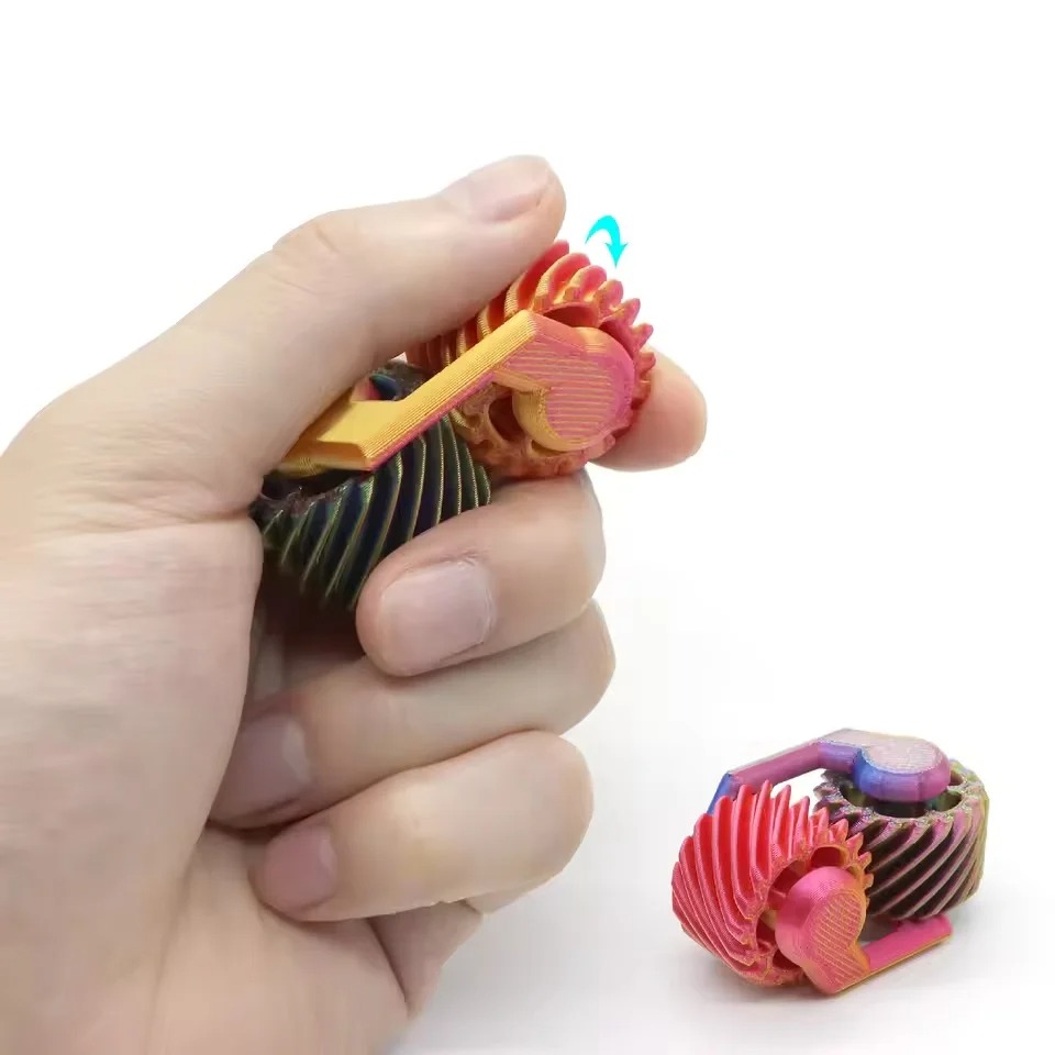 3D Printed Fidget Spinner Fing - 3D Printing Gears review and price