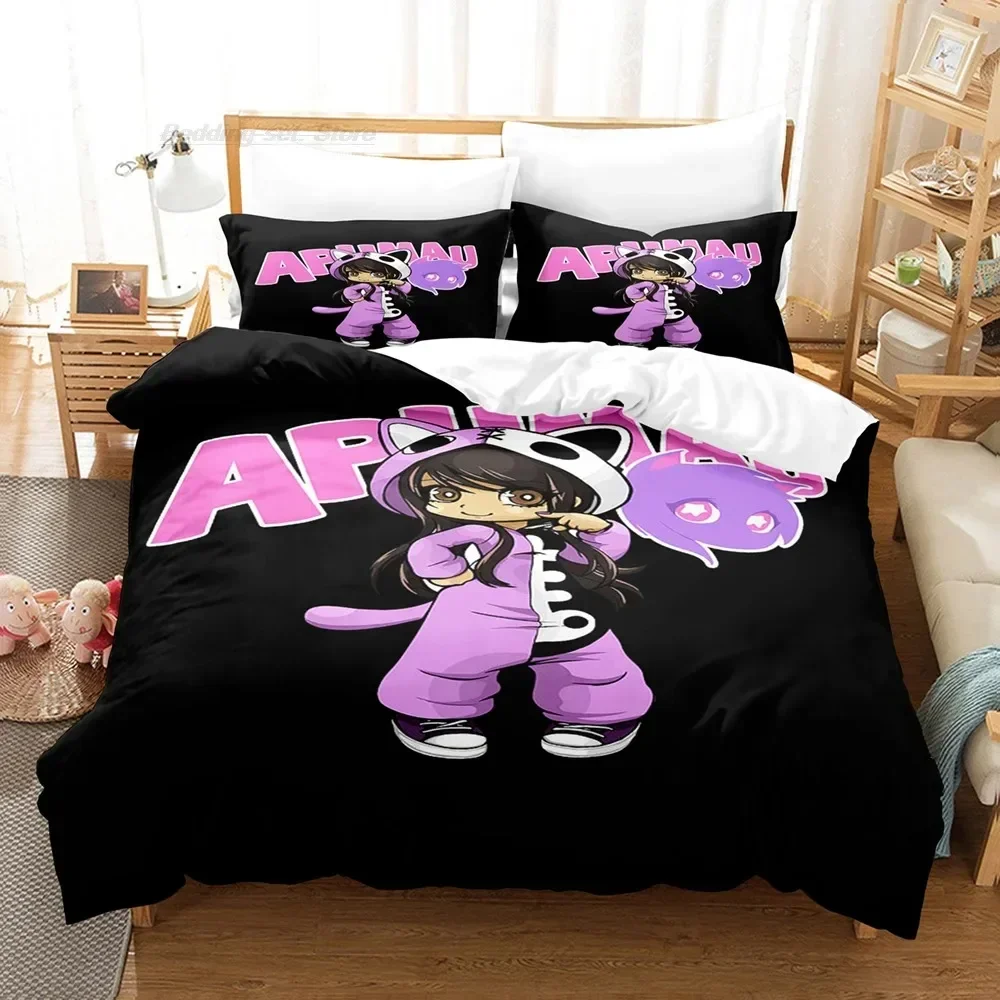 Aphmau bedding set bed sheet s - 3D Printing Aliexpress review and price
