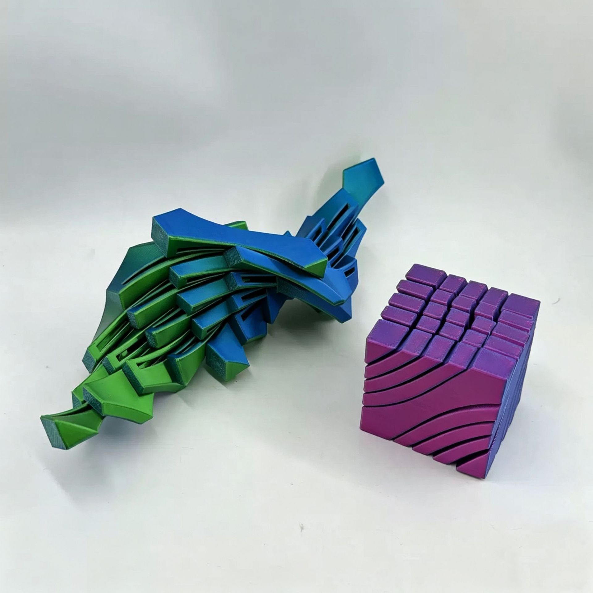3D Printed Liquid Flow Rubik's - 3D Printing Gears review and price