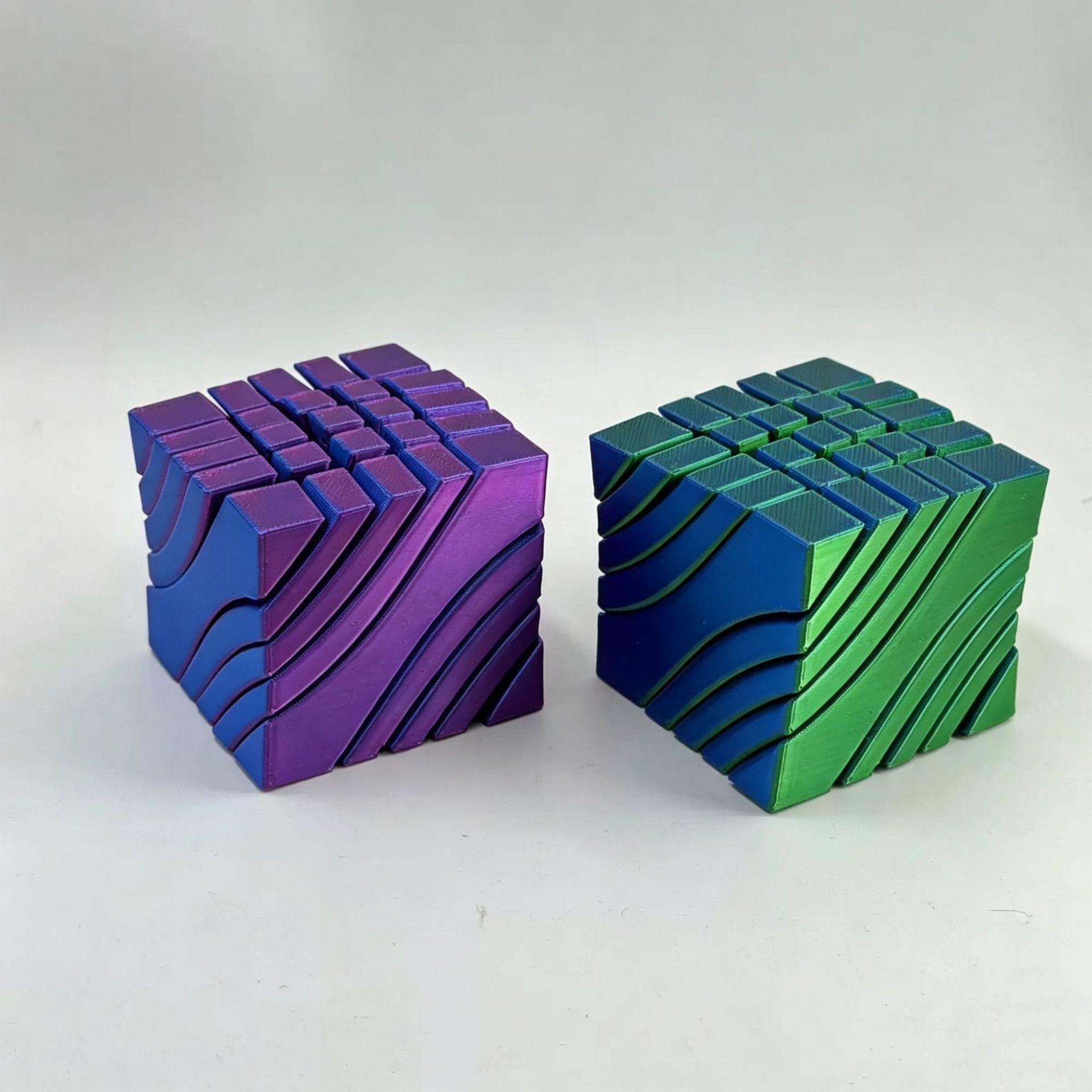 3D Printed Liquid Flow Rubik's - 3D Printing Gears review and price