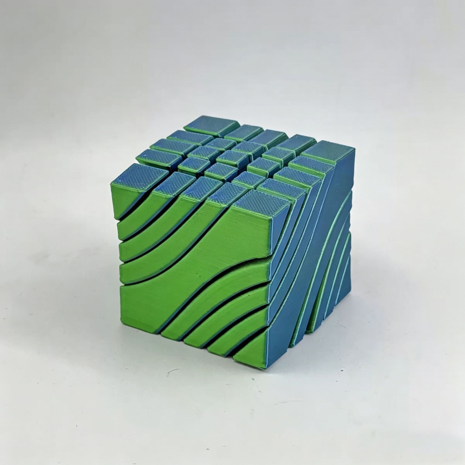 3D Printed Liquid Flow Rubik's - 3D Printing Gears review and price