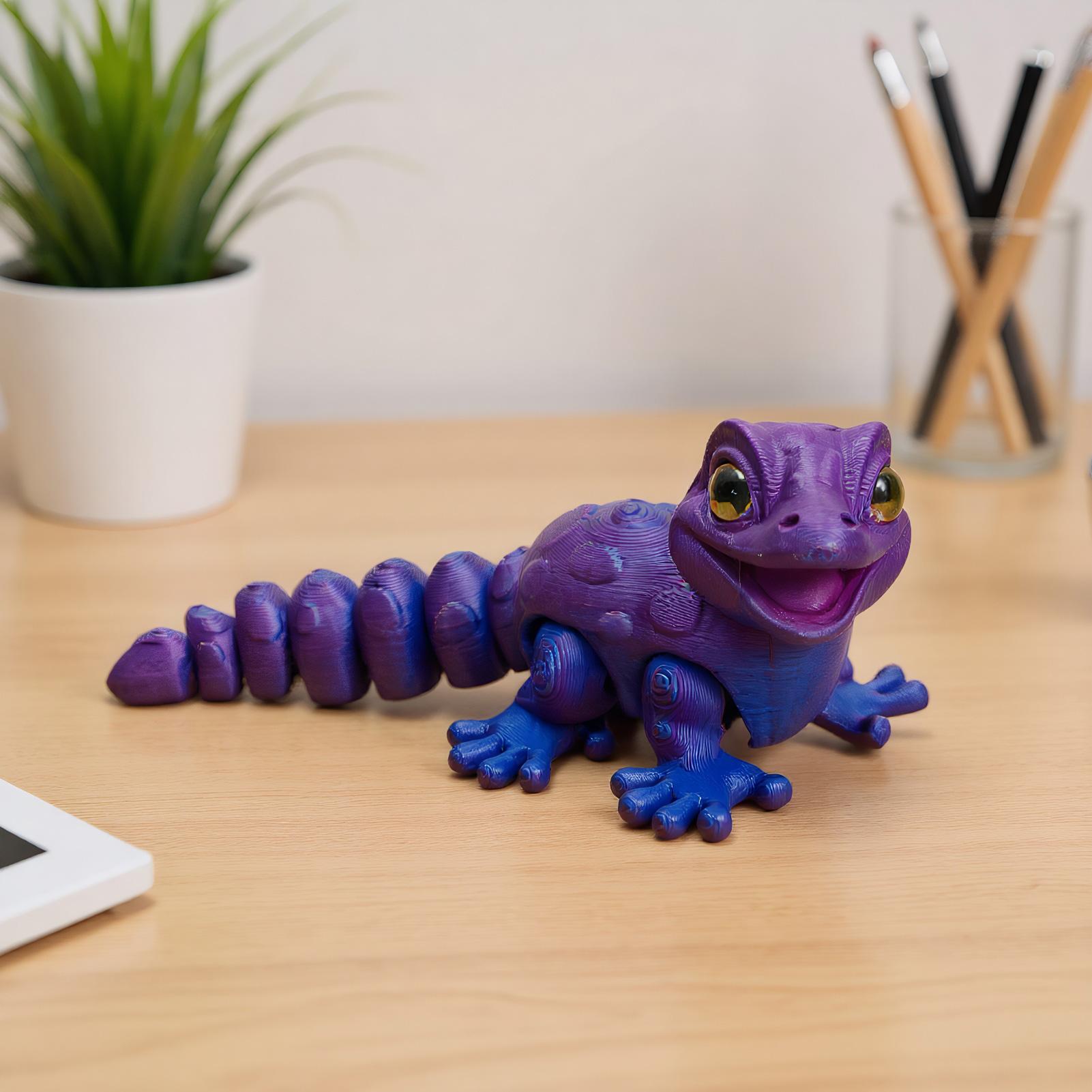 3D Printed Gecko Figurine Liza - 3D Printing Mockup review and price