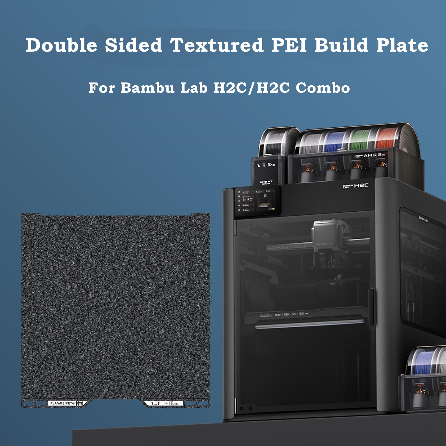 H2C Build Plate Black PEI with - 3D Printing Qr Code review and price