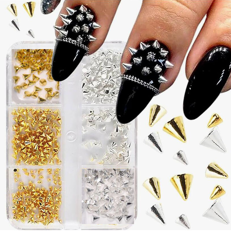6Grids 3D Punk Metal Rivet Nai - 3D Printing Jewellery review and price