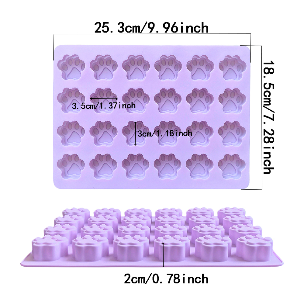 1pc 24 hole cat paw shaped cho - 3D Printing With Silicone review and price