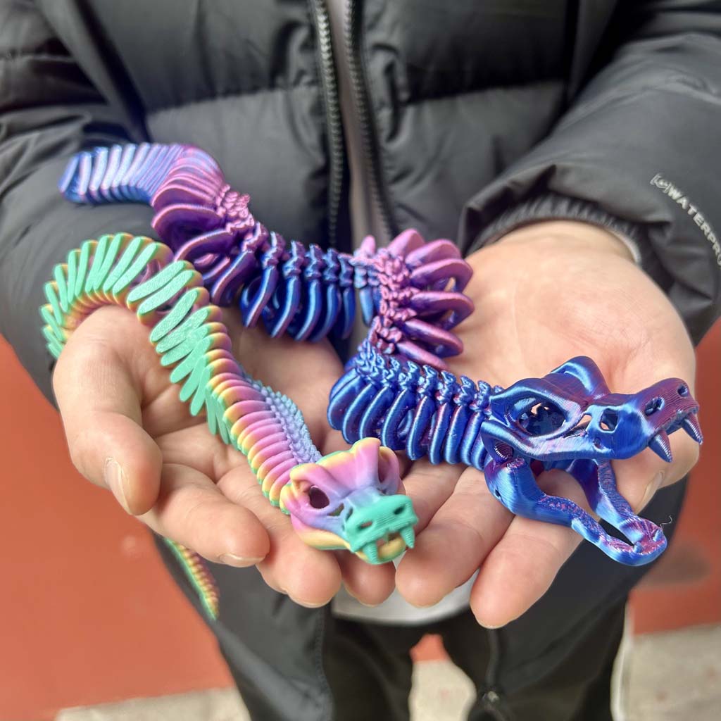 3D printed JOINT SNAKE statue, - 3D Printing Mockup review and price