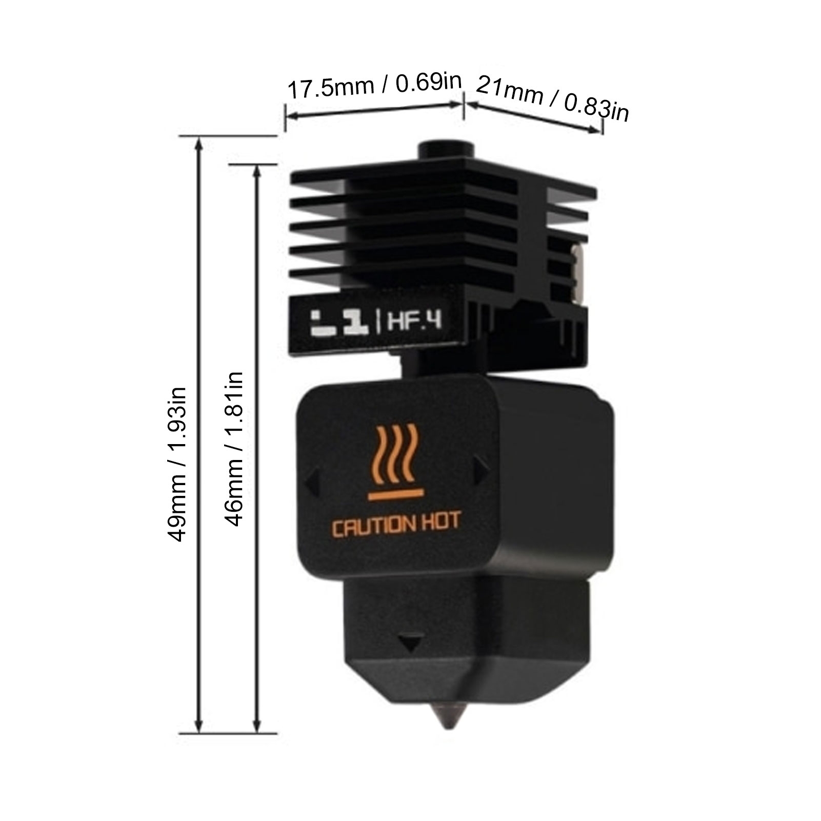 High Flow Hotend Replacement f - 3D Printing Bambu review and price