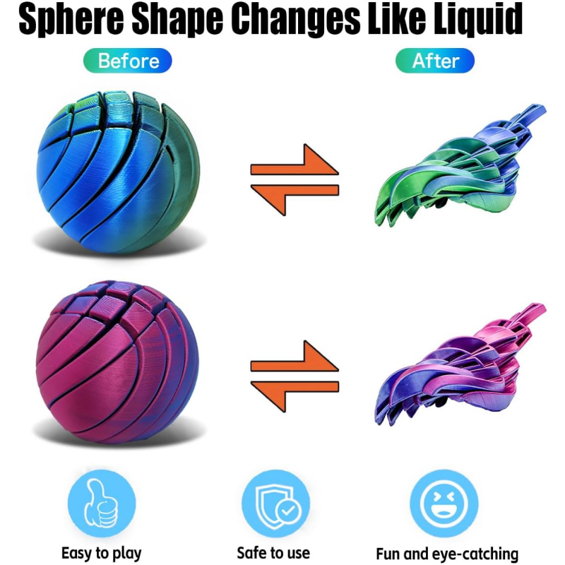 3D Printed Ball Fidget Toy for - 3D Printing Gears review and price