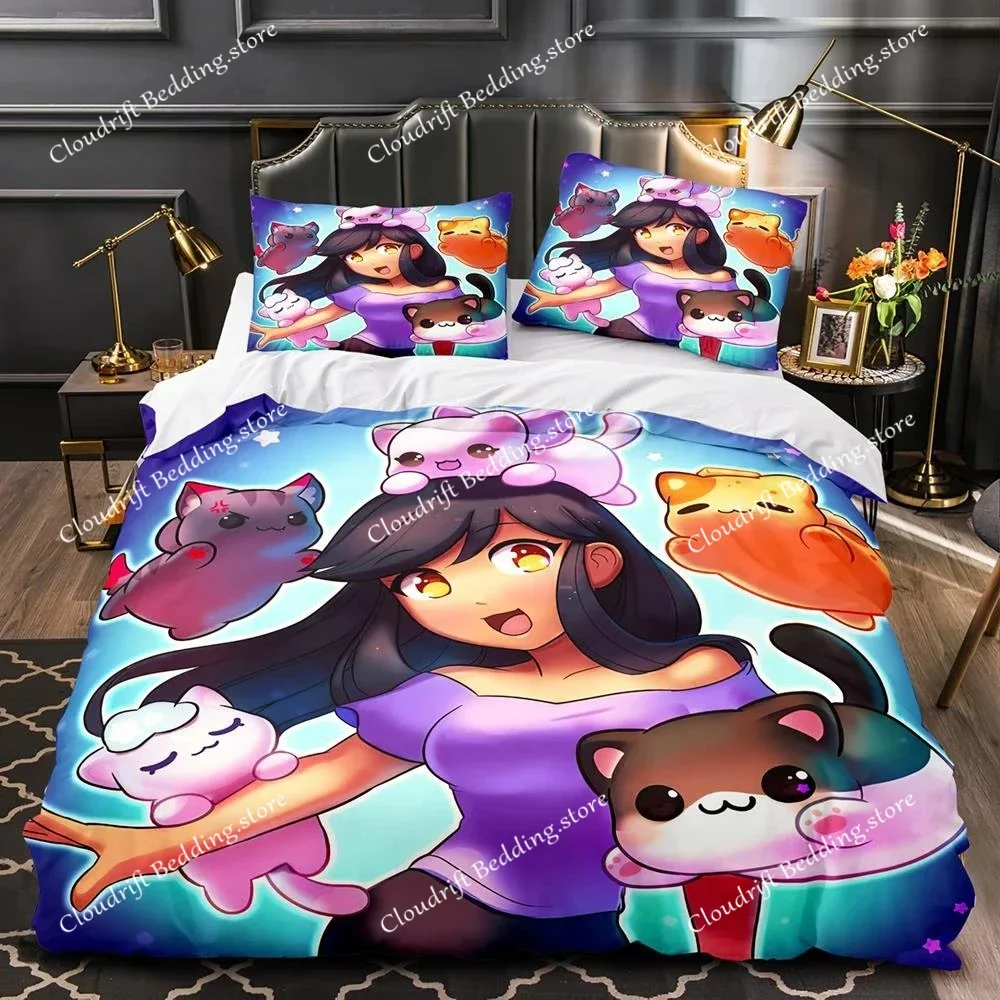 Aphmau Bedding Set Bed Sheet S - 3D Printing Aliexpress review and price