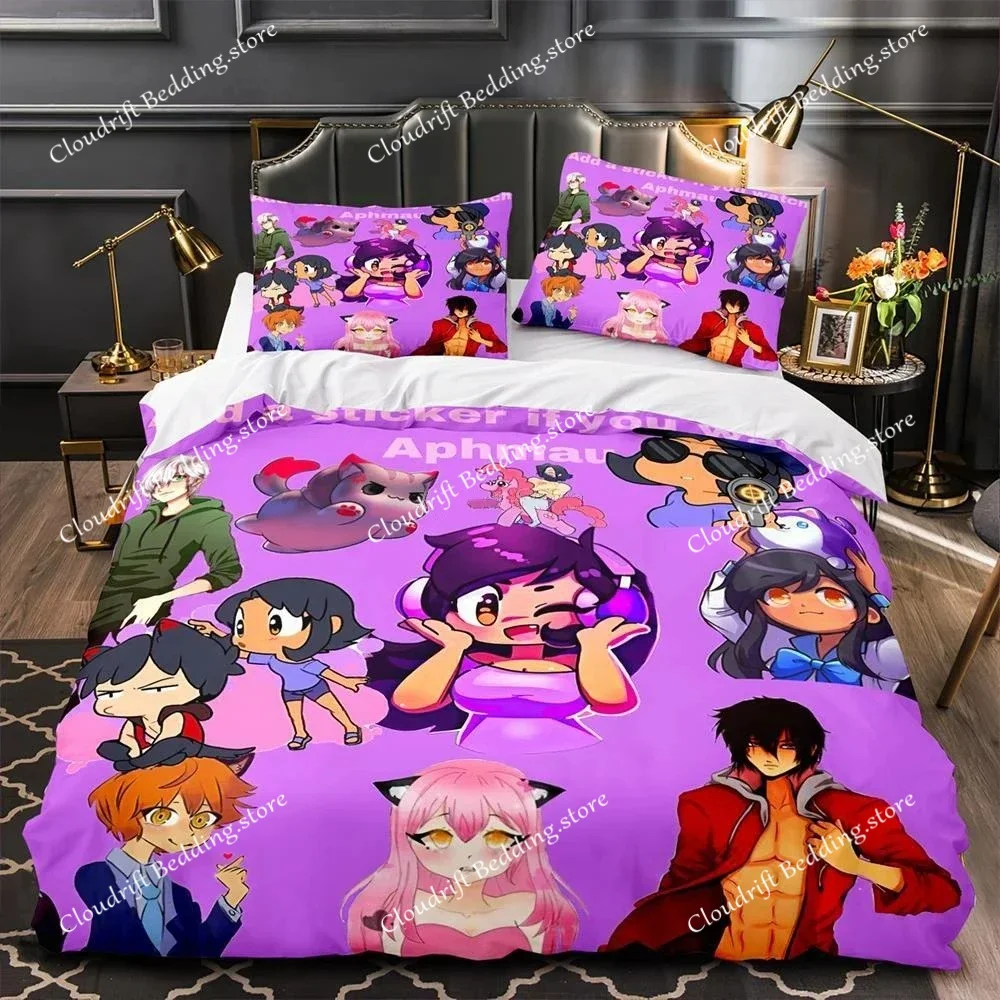 Aphmau Bedding Set Bed Sheet S - 3D Printing Aliexpress review and price