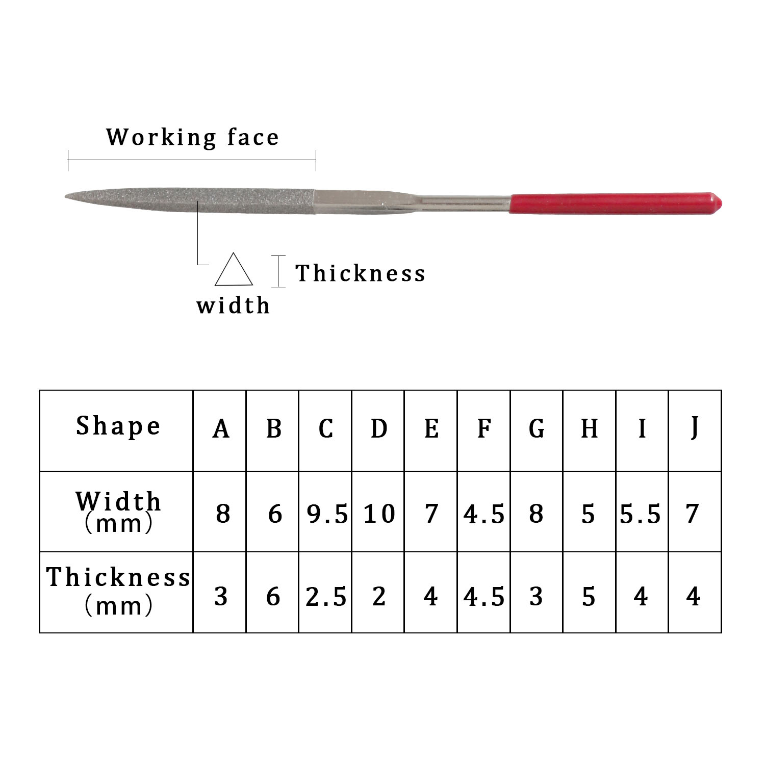 10Pcs Diamond Needle File Set  - 3D Printing File review and price