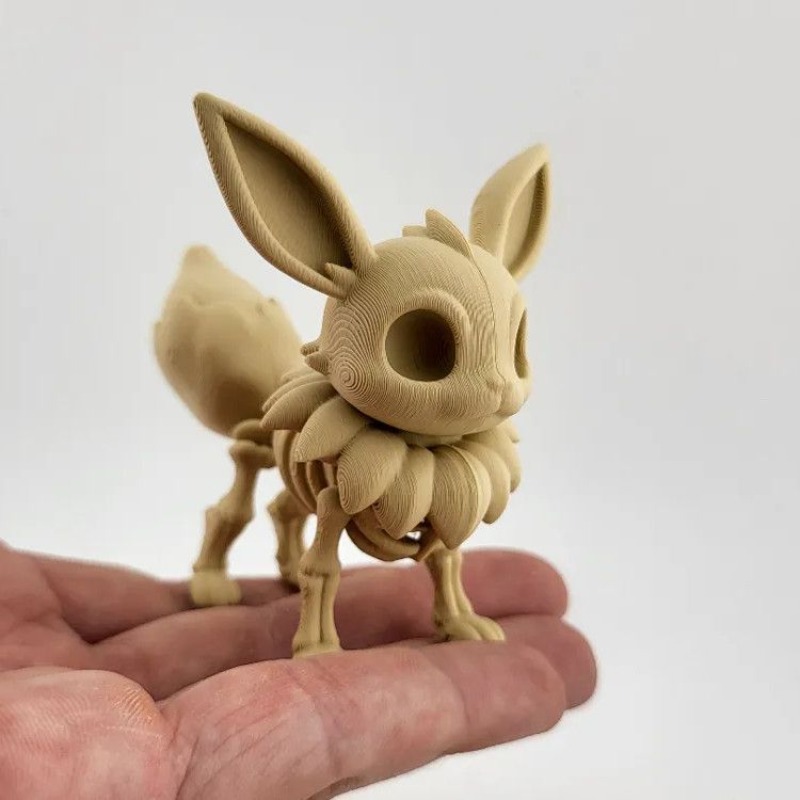 Pokémon Fossil Bone Model Eeve - 3D Printing Mockup review and price