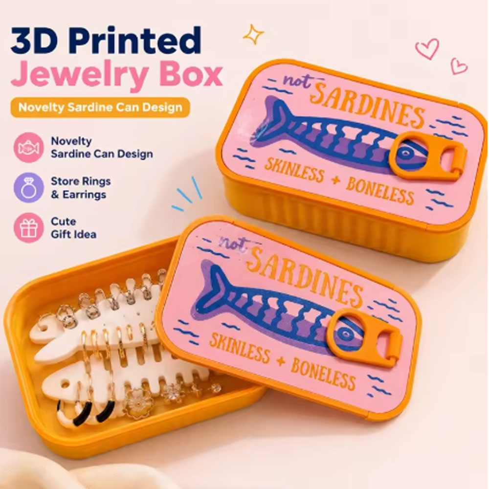 Sardine Tin Jewelry Box 3D Pri - 3D Printing Jewellery review and price