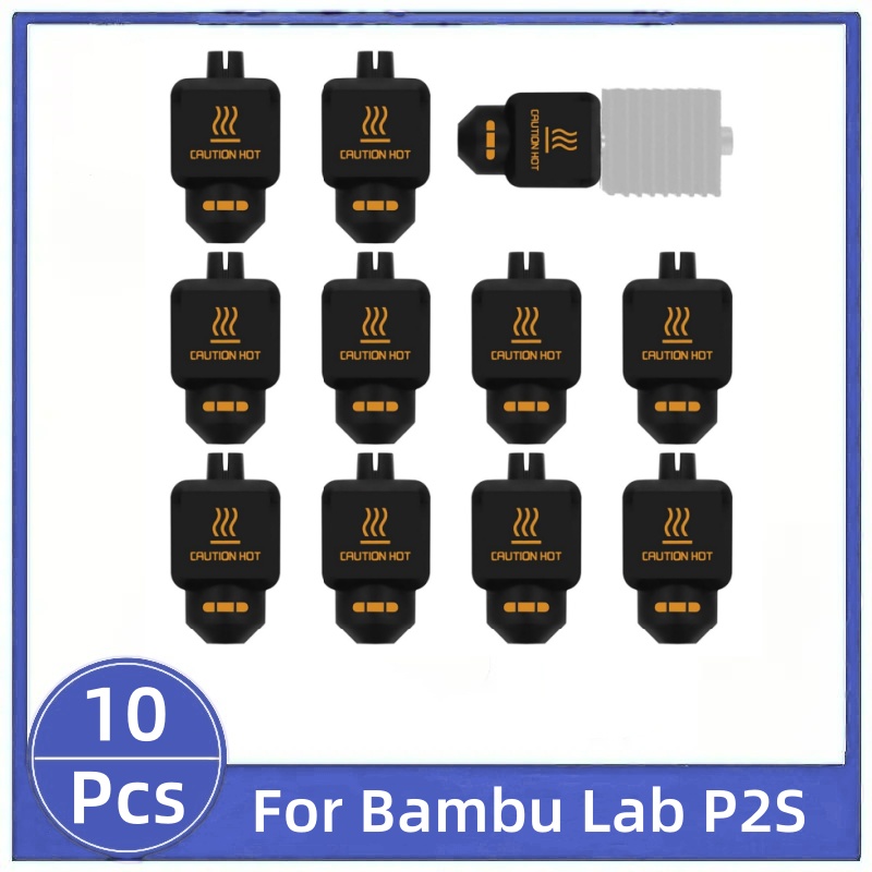 10Pcs Black Silicone Sock for  - 3D Printing Bambu review and price