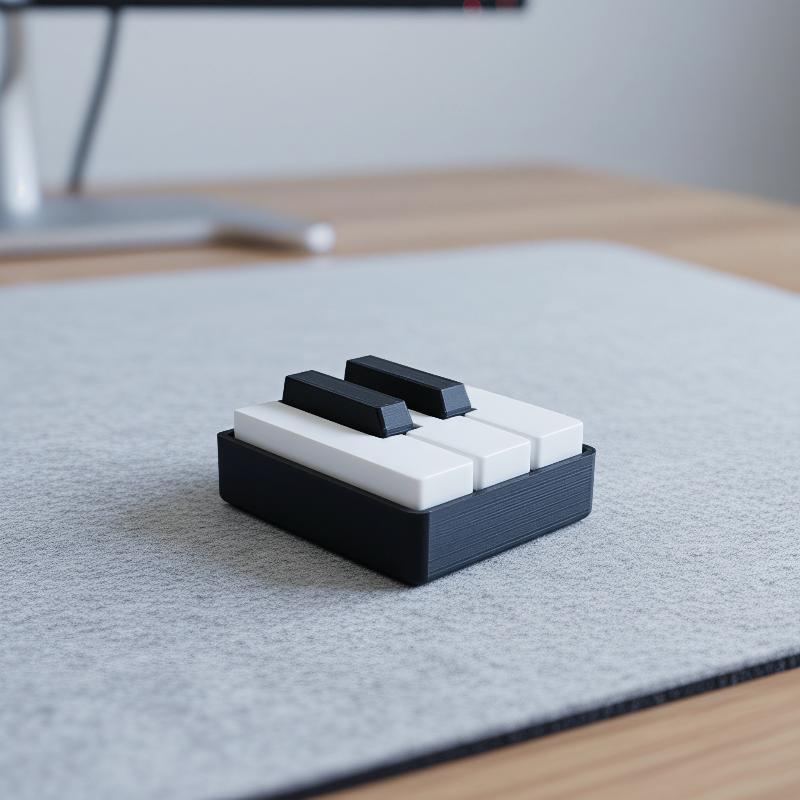 Press-Type 3D Printed PLA Pian - 3D Printing Keyboard review and price