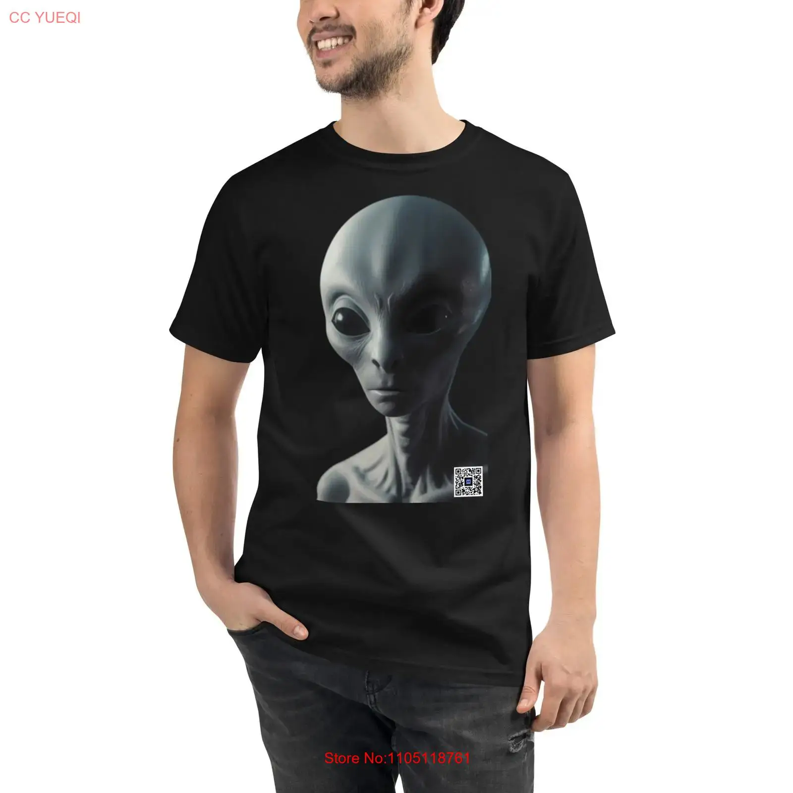 Organic Alien T Shirt smartpho - 3D Printing Qr Code review and price