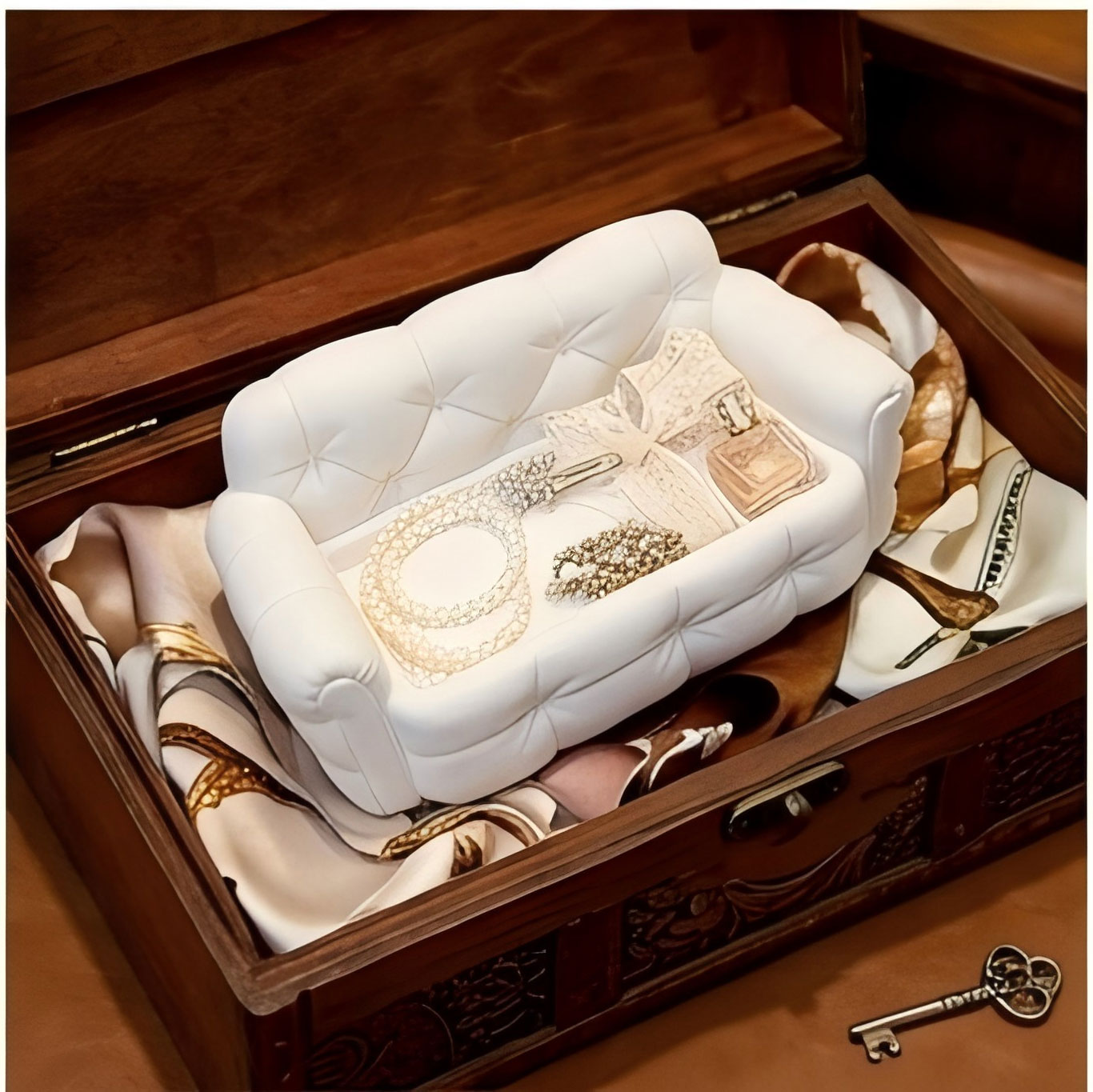 Mini Sofa Jewelry Storage Tray - 3D Printing Jewellery review and price