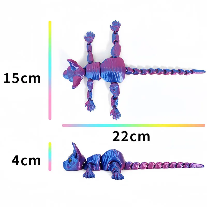 3D Printed Cat Realistic Multi - 3D Printing Household Items review and price