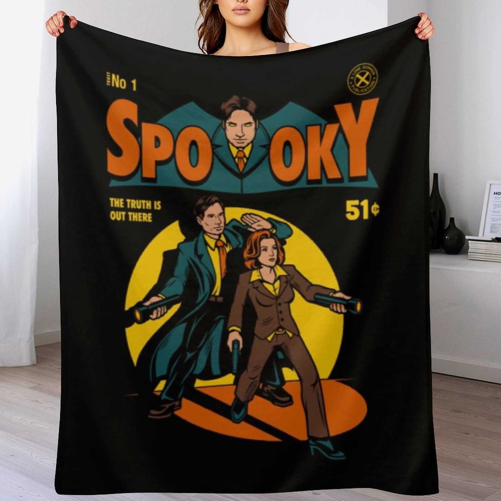 X Files, Spooky Comic Throw Bl - 3D Printing File review and price