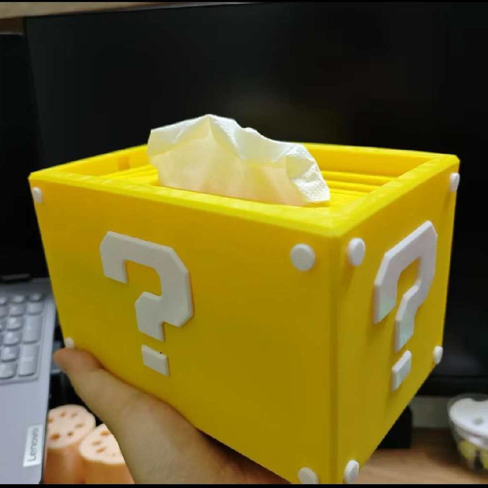 3D Printed Question Tissue Box - 3D Printing Questions review and price