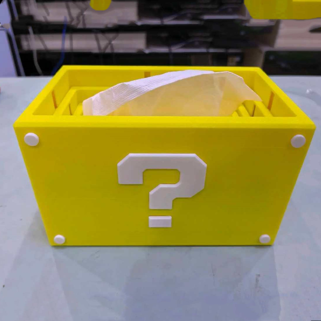 3D Printed Question Tissue Box - 3D Printing Questions review and price