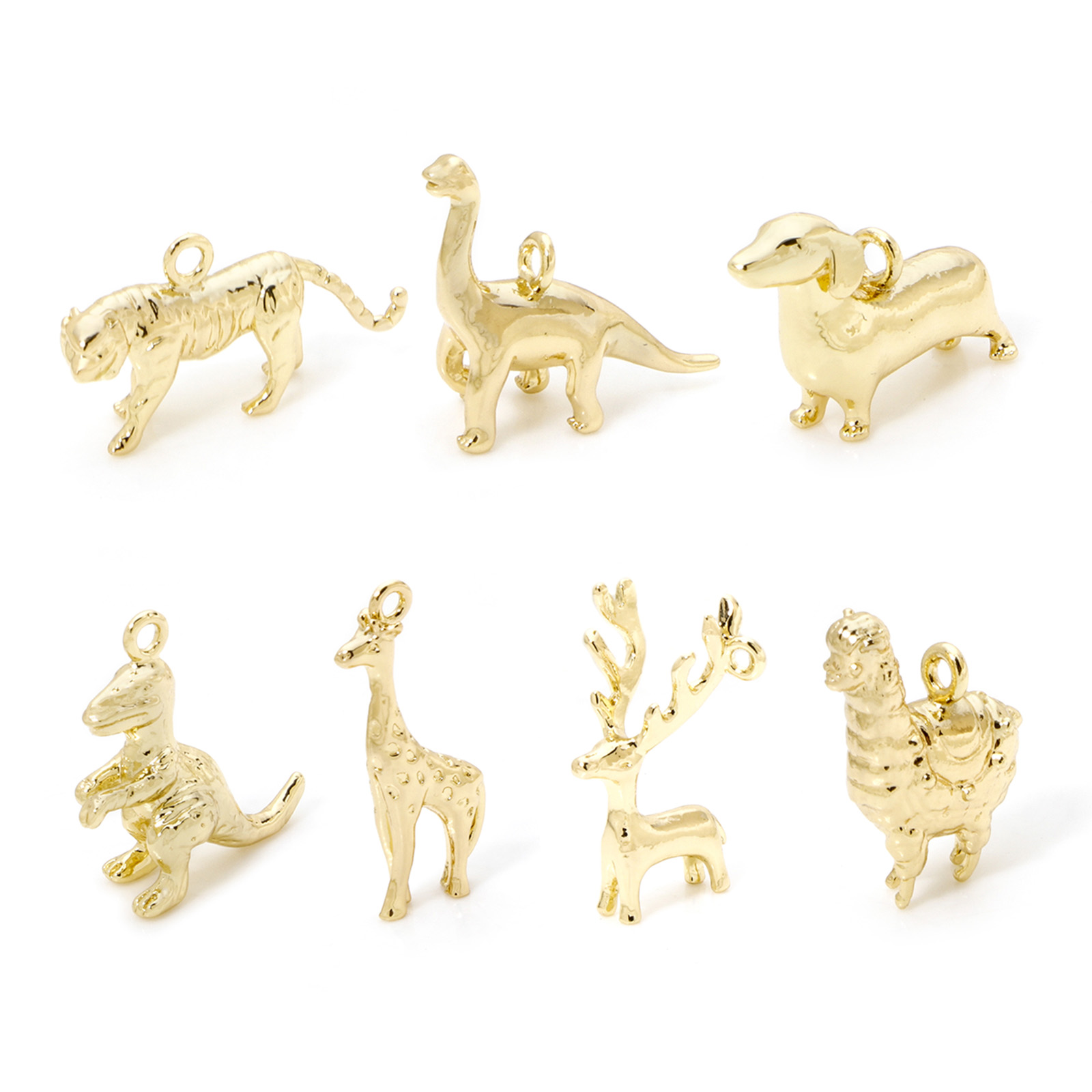 2pcs Animal Brass Charms 18k G - 3D Printing Jewellery review and price