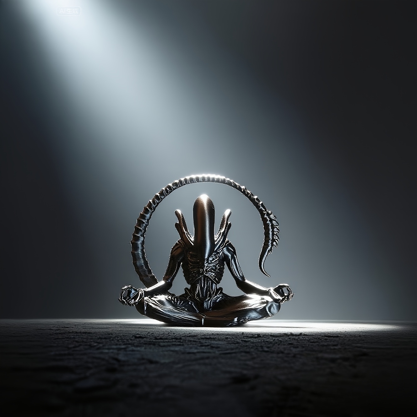 Meditating Alien Figurine 3D P - 3D Printing Household Items review and price