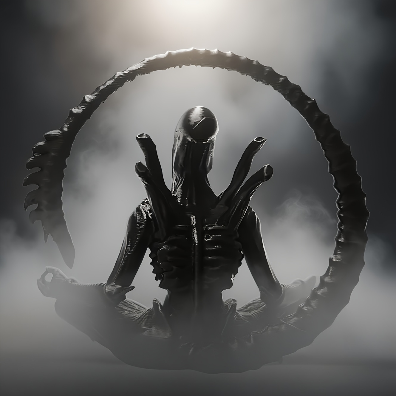 Meditating Alien Figurine 3D P - 3D Printing Household Items review and price