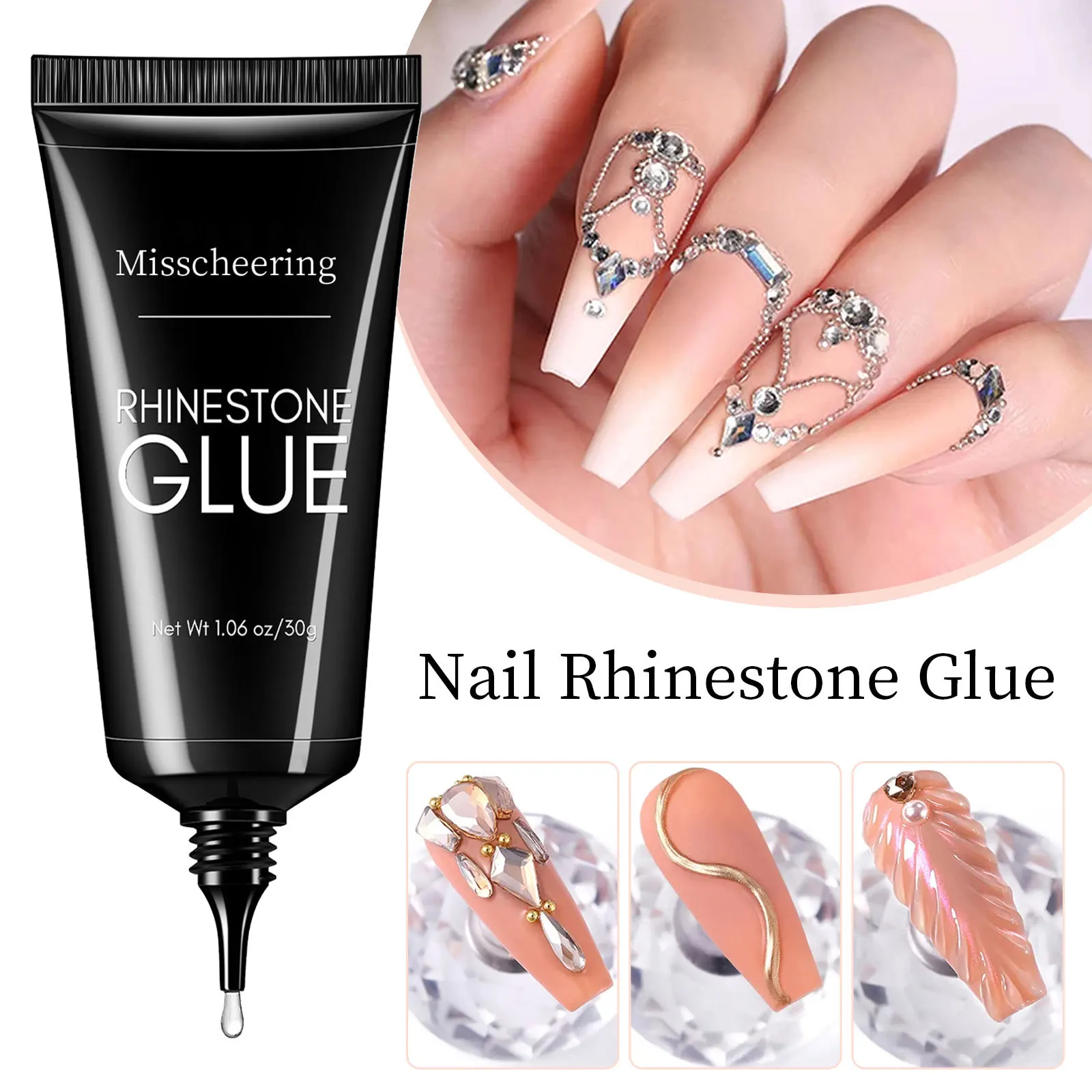 Nail Rhinestone Glue Gel for D - 3D Printing Jewellery review and price