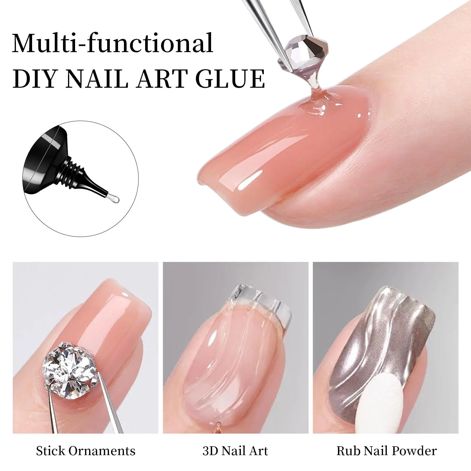 Nail Rhinestone Glue Gel for D - 3D Printing Jewellery review and price