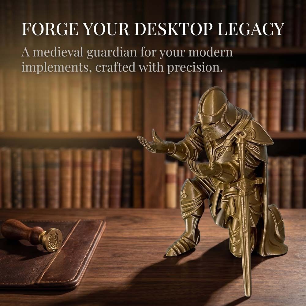 Funny Kneeling Knight Pen Hold - 3D Printing Pen review and price