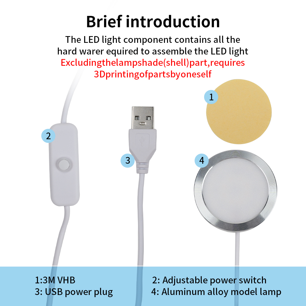 For Bambu Lab Led Lamp Kit 001 - 3D Printing Bambu review and price