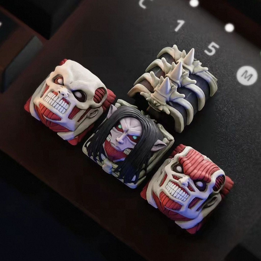 NEW Attack on Titan Co branded - 3D Printing Keyboard review and price