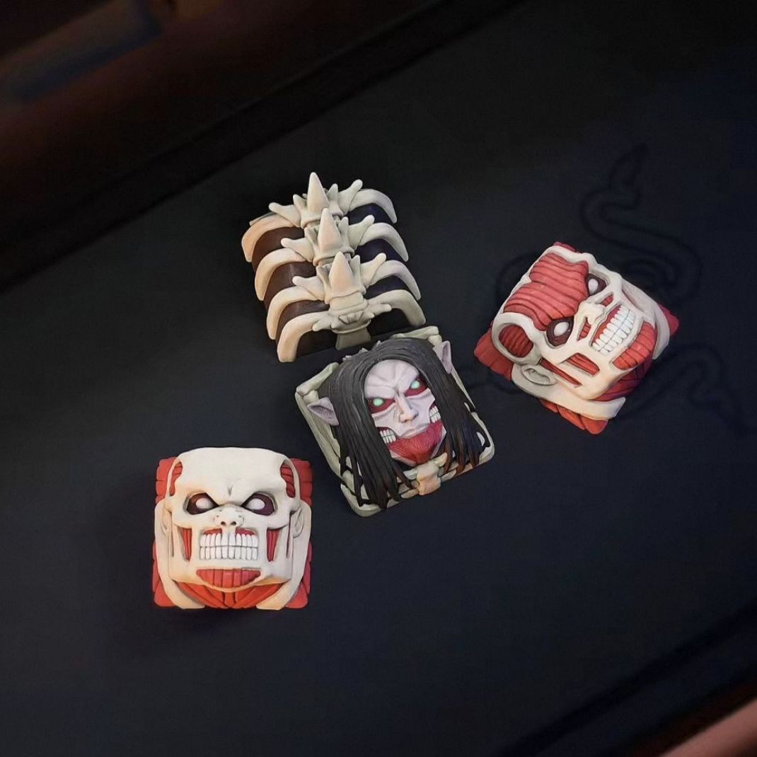 NEW Attack on Titan Co branded - 3D Printing Keyboard review and price
