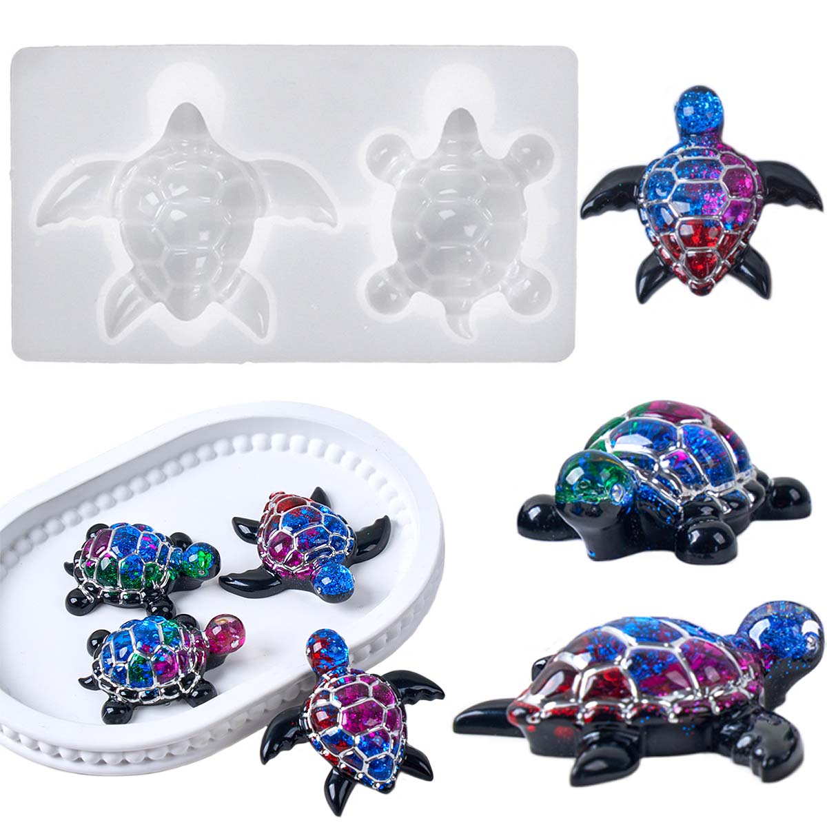 3D Sea Turtle Keychain Silicon - 3D Printing With Silicone review and price